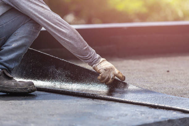 Professional Waterproofing technician working in Wilkesville, OH